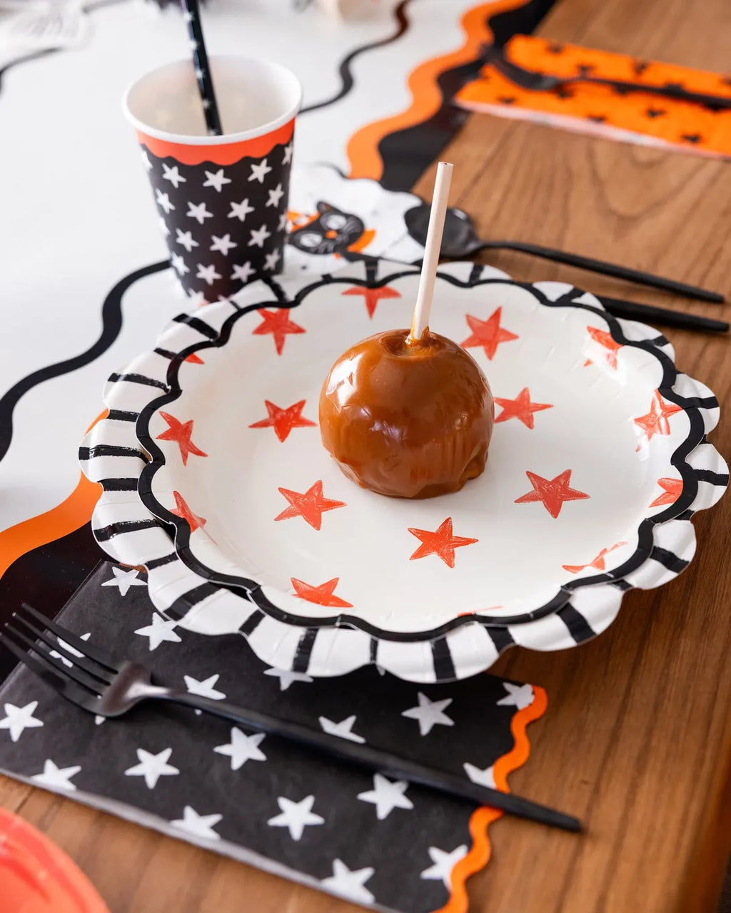 Vintage Halloween Stars Dinner Napkins x 24 - My Mind's Eye Halloween UK Paper Napkins Vintage Halloween Stars Dinner Napkins x 24