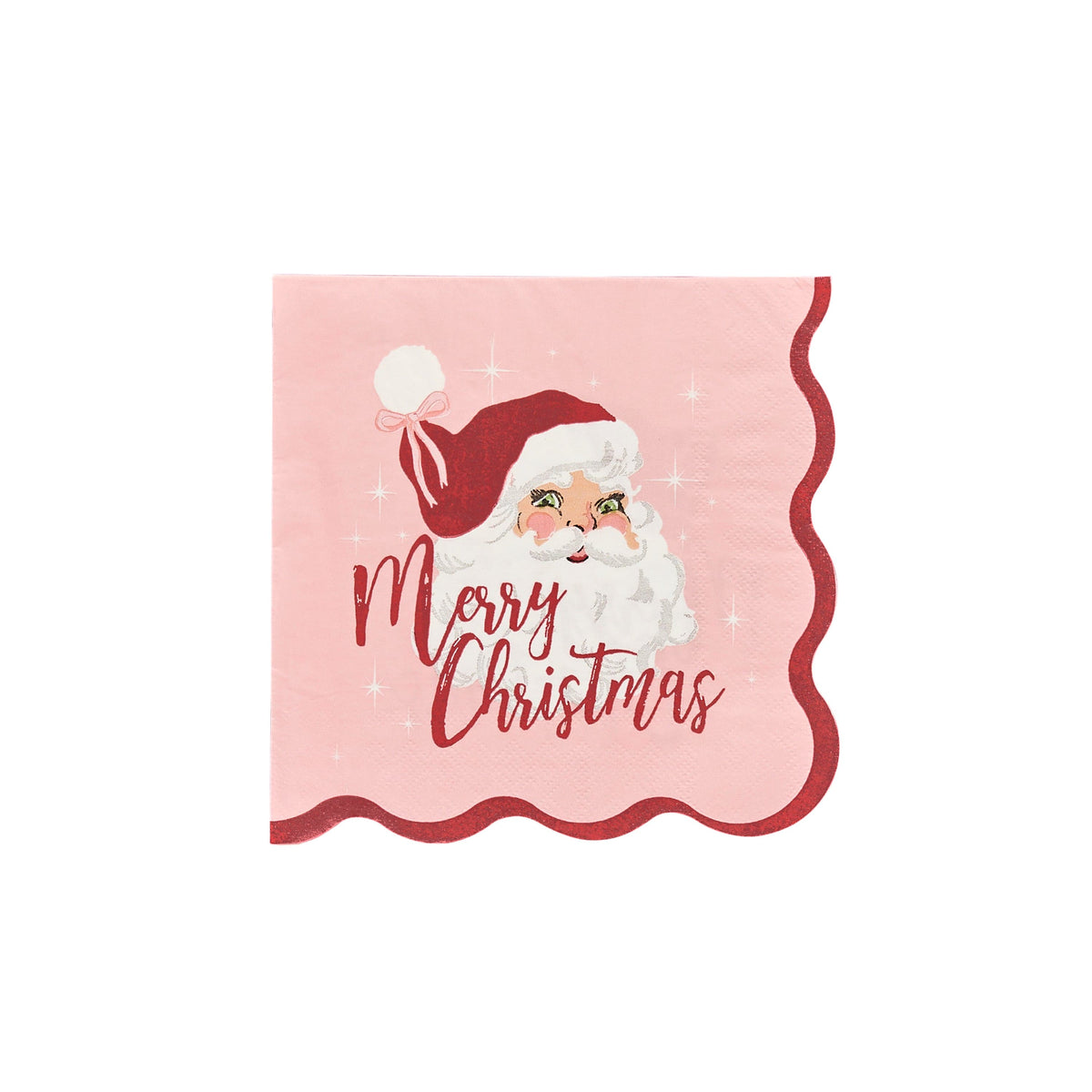 Vintage Santa Paper Napkins - Pack of 16 Paper Napkins Vintage Santa Paper Napkins - Pack of 16