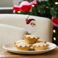 Vintage Santa Pom Pom Food Picks - Pack of 12 food pick Vintage Santa Pom Pom Food Picks - Pack of 12