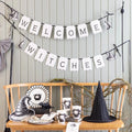 Welcome Witches Halloween Banner | My Mind's Eye Halloween Decorations Bunting Welcome Witches Halloween Banner