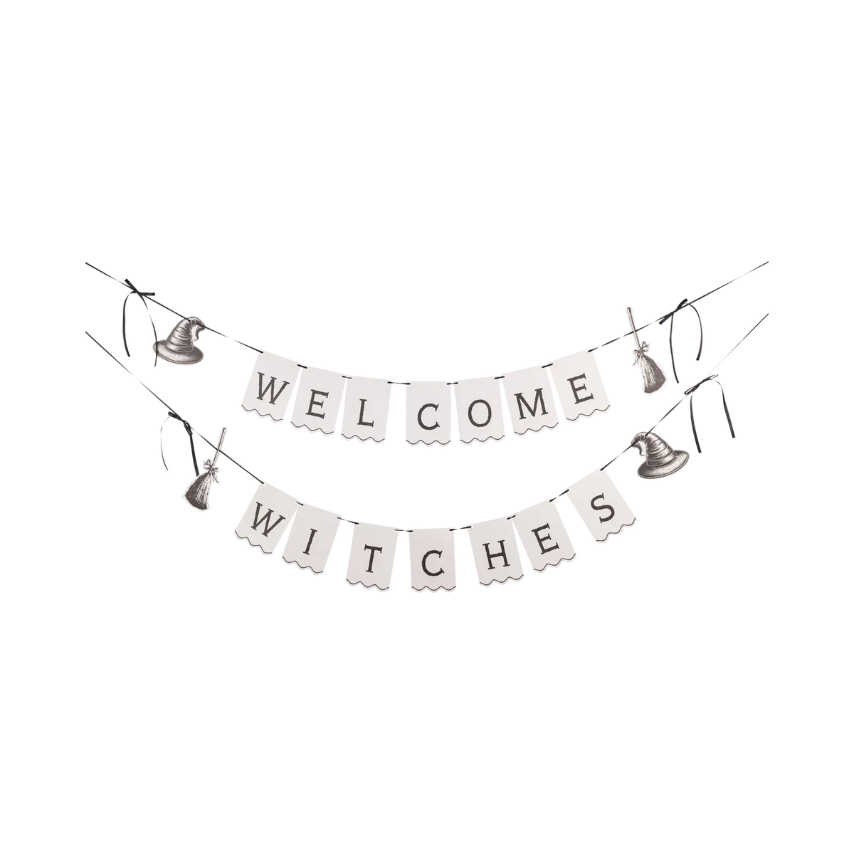 Welcome Witches Halloween Banner | My Mind's Eye Halloween Decorations Bunting Welcome Witches Halloween Banner