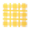 Yellow and White Gingham Paper Napkins x 20 Paper Napkins Yellow and White Gingham Paper Napkins x 20