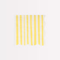 Yellow Stripe Small Party Napkins x 16 | Meri Meri party napkins Yellow Stripe Small Party Napkins x 16