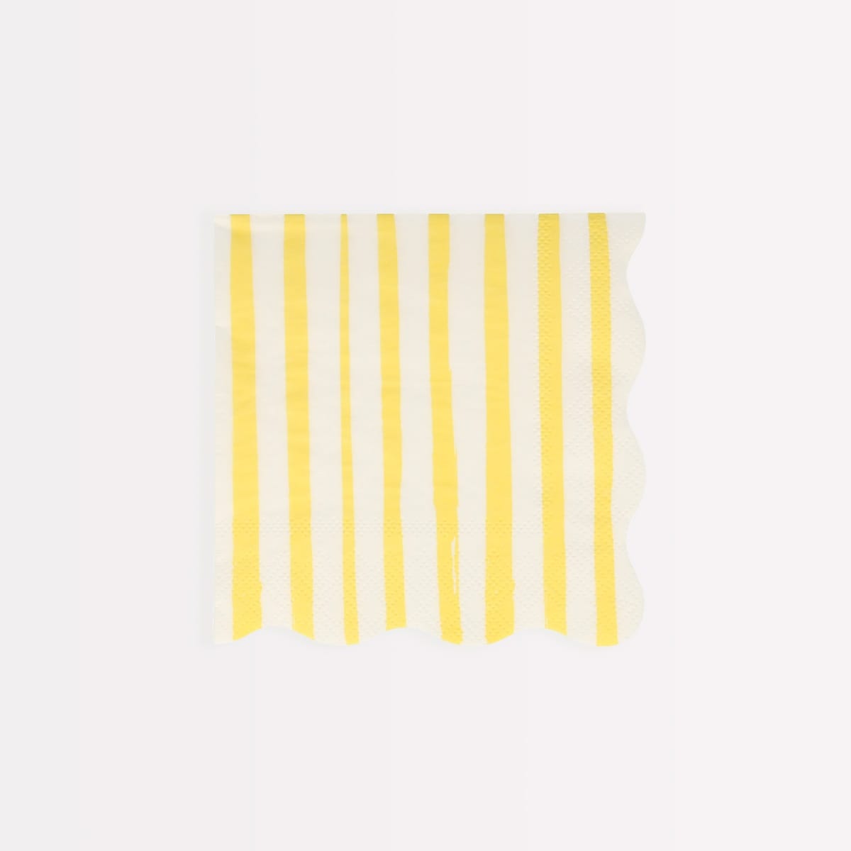 Yellow Stripe Small Party Napkins x 16 | Meri Meri party napkins Yellow Stripe Small Party Napkins x 16